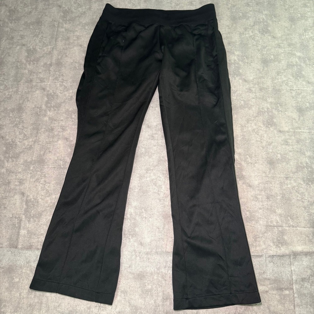 Nike The Athletic Dept Black Track Pants Mens Medium Zipped Ankle Swoosh Logo